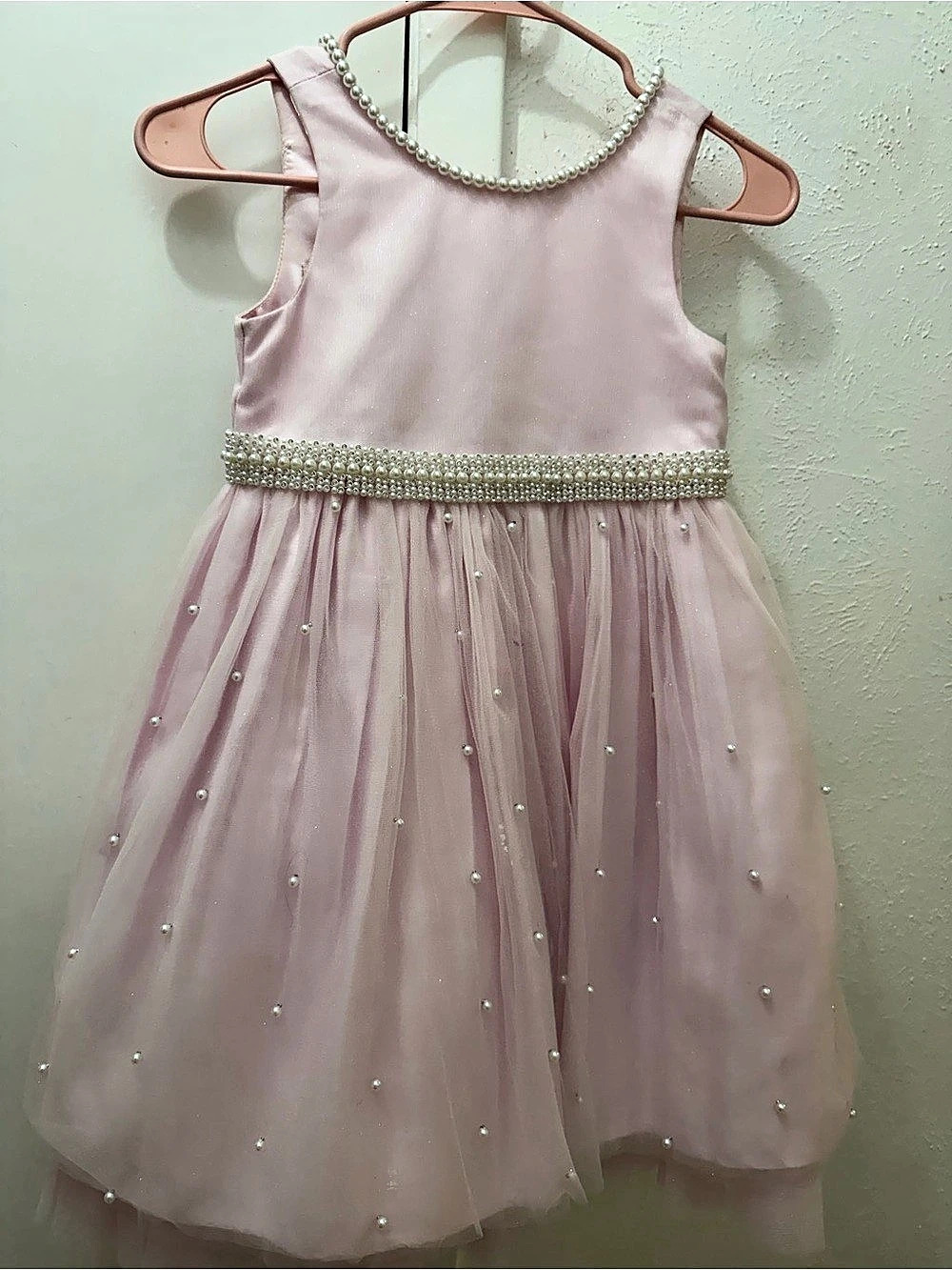 Couture Princess Girls 6X/7 Pink Formal Dress Like New